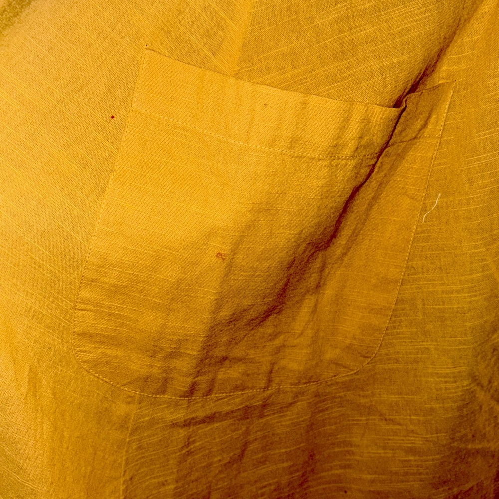 NWOT Free People Mustard Wrap Dress excellent cond, adorable all seasons! sz Md - Picture 6 of 14